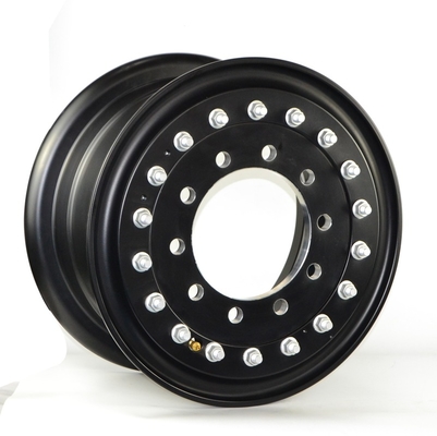 beadlock bands military 2 piece 10 stud black rims forged wheels JDS037